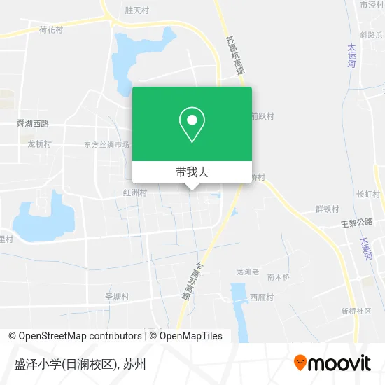 盛泽小学(目澜校区)地图