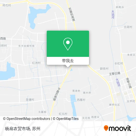 杨扇农贸市场地图