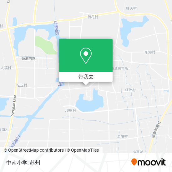 中南小学地图