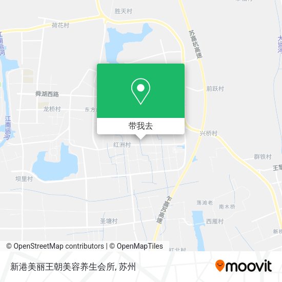 新港美丽王朝美容养生会所地图