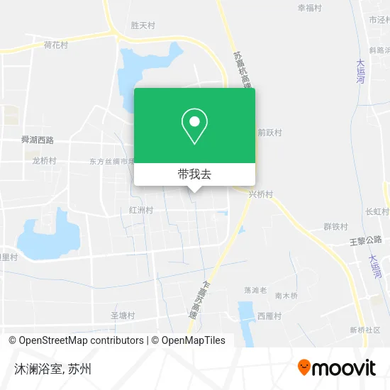 沐澜浴室地图