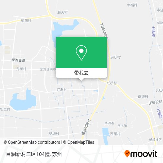 目澜新村二区104幢地图