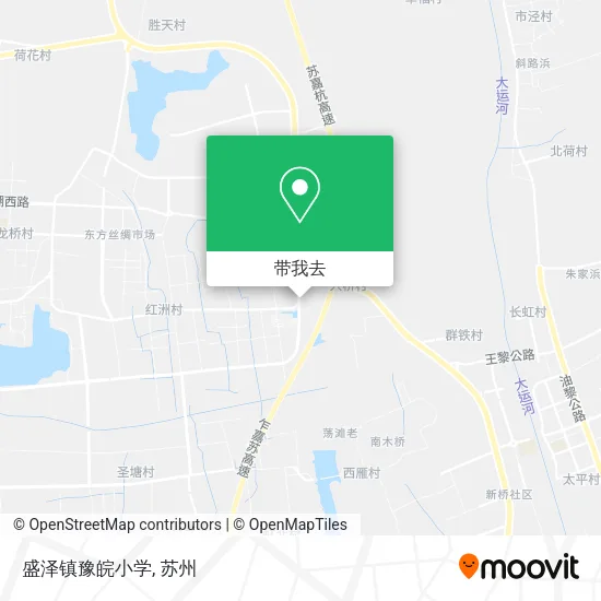 盛泽镇豫皖小学地图