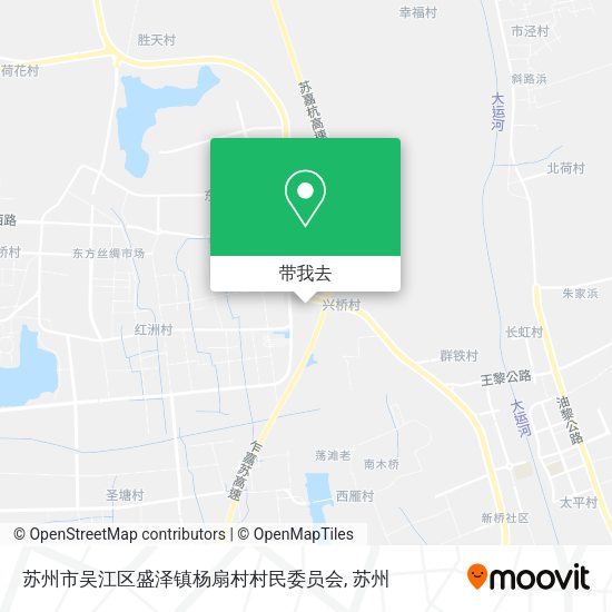 苏州市吴江区盛泽镇杨扇村村民委员会地图