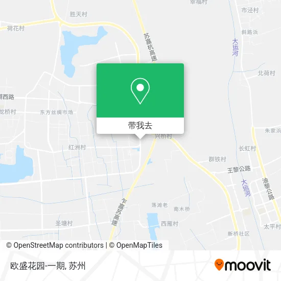 欧盛花园-一期地图
