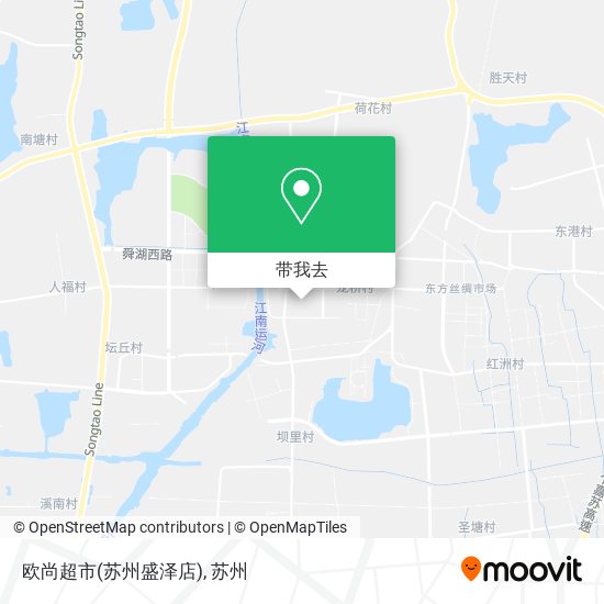 欧尚超市(苏州盛泽店)地图