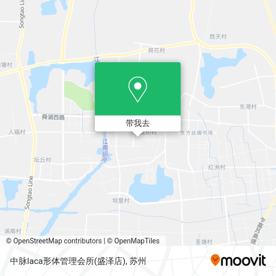 中脉laca形体管理会所(盛泽店)地图