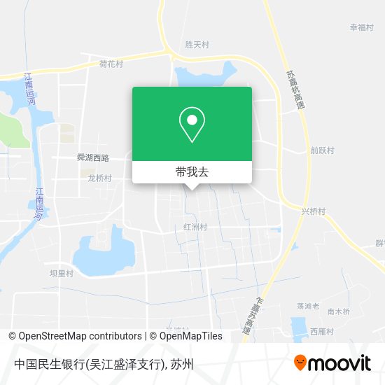 中国民生银行(吴江盛泽支行)地图