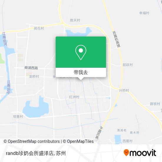 randb珍奶会所盛泽店地图