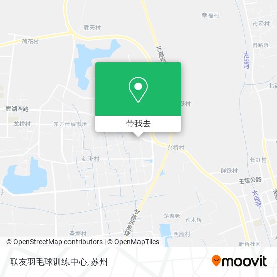 联友羽毛球训练中心地图