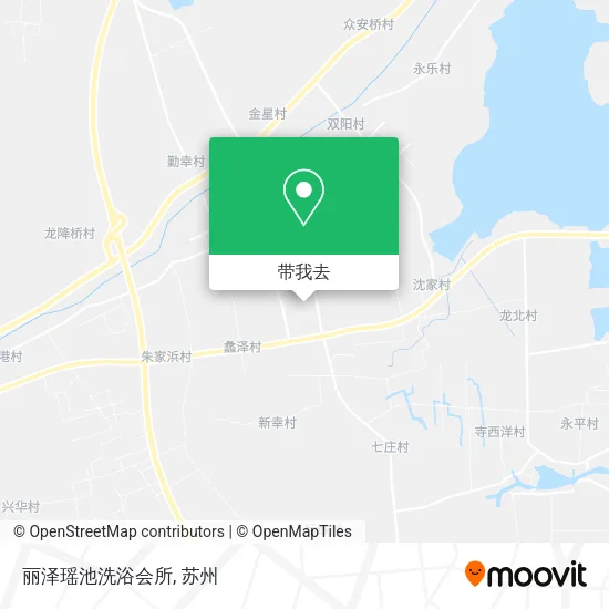 丽泽瑶池洗浴会所地图