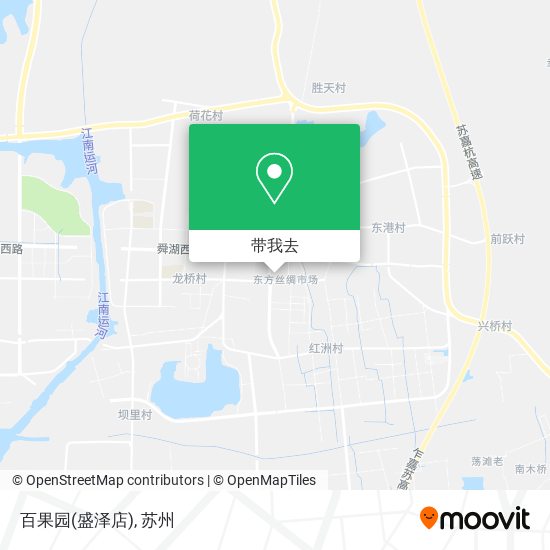 百果园(盛泽店)地图