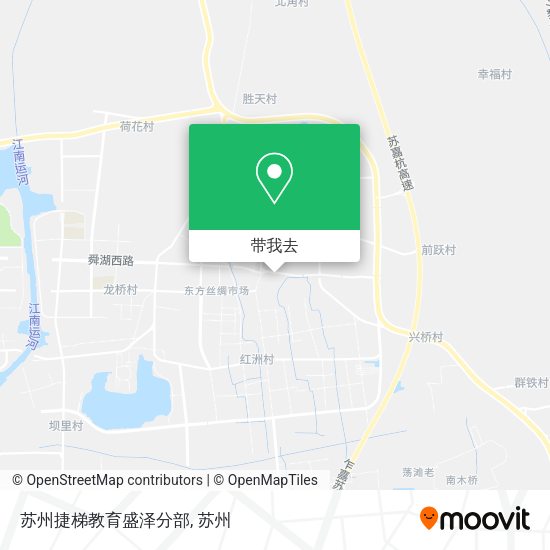 苏州捷梯教育盛泽分部地图