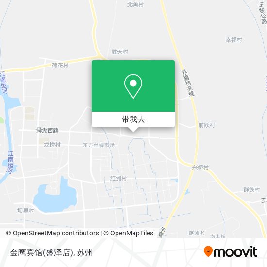 金鹰宾馆(盛泽店)地图