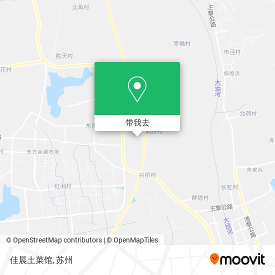 佳晨土菜馆地图