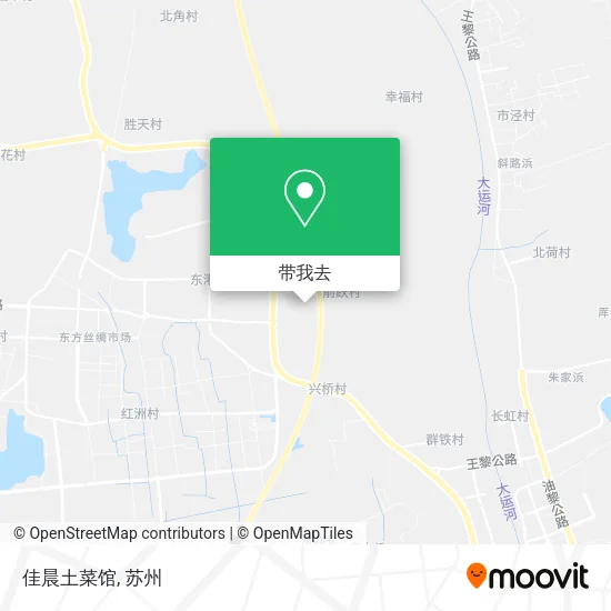 佳晨土菜馆地图