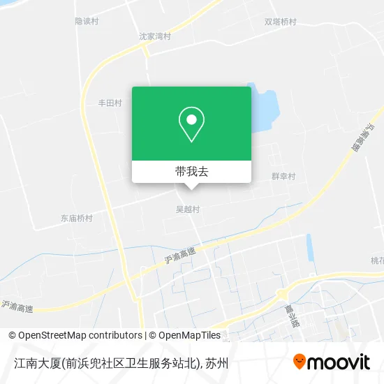 江南大厦(前浜兜社区卫生服务站北)地图