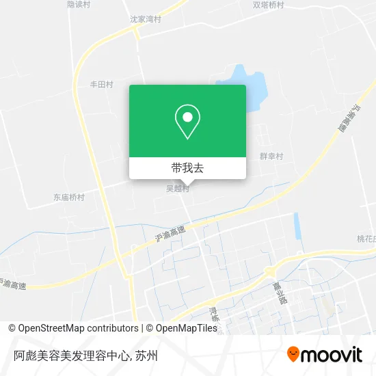 阿彪美容美发理容中心地图