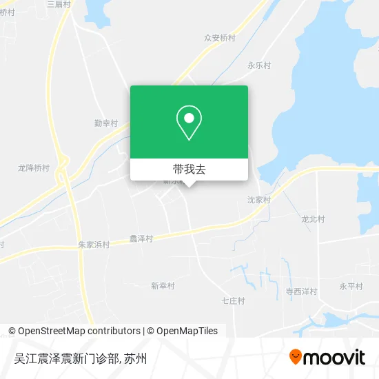 吴江震泽震新门诊部地图