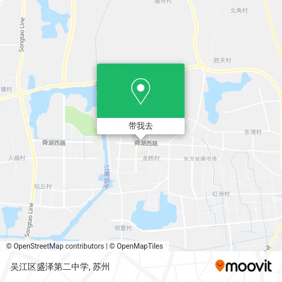 吴江区盛泽第二中学地图