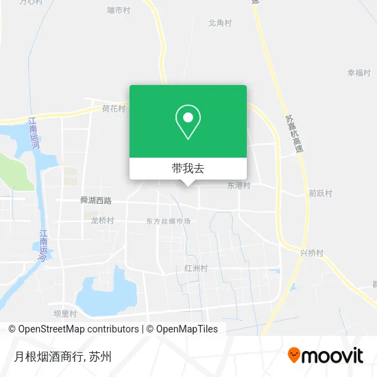 月根烟酒商行地图