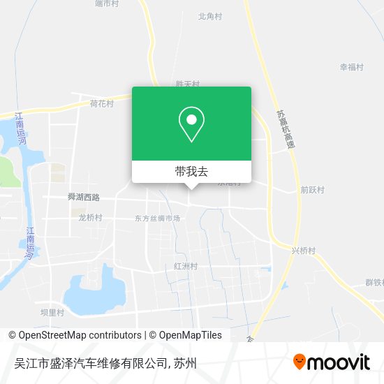 吴江市盛泽汽车维修有限公司地图