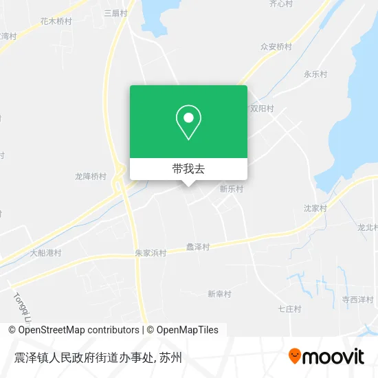 震泽镇人民政府街道办事处地图