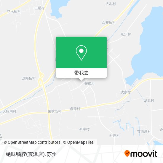 绝味鸭脖(震泽店)地图