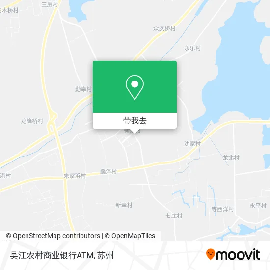 吴江农村商业银行ATM地图