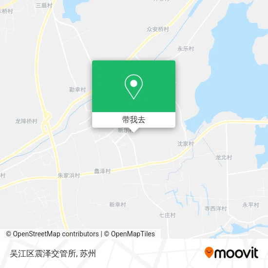 吴江区震泽交管所地图