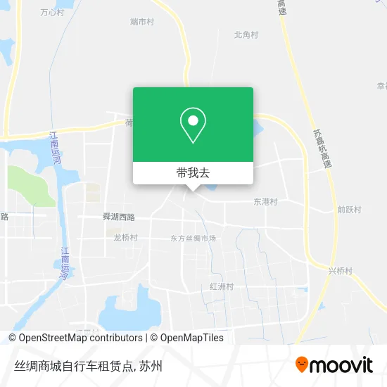 丝绸商城自行车租赁点地图