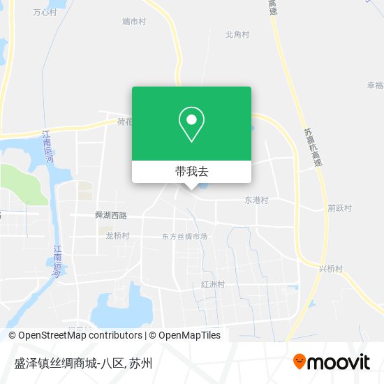 盛泽镇丝绸商城-八区地图