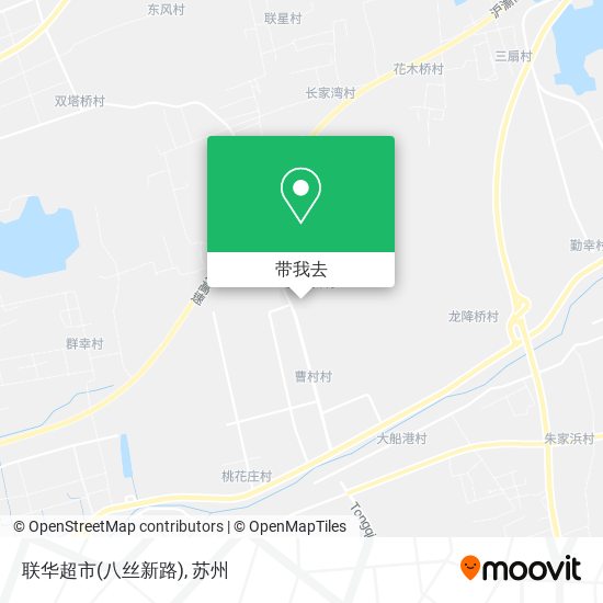 联华超市(八丝新路)地图