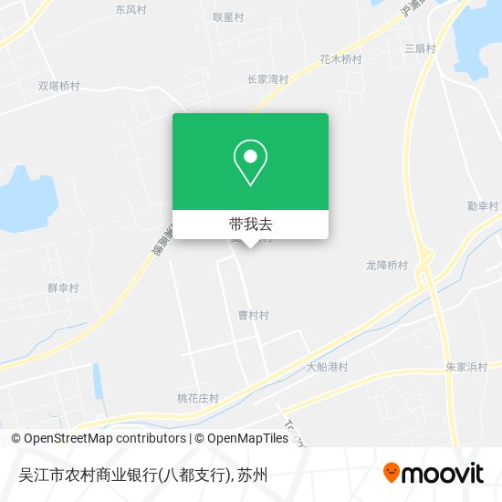 吴江市农村商业银行(八都支行)地图