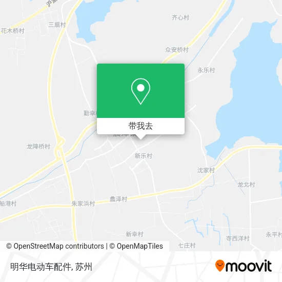 明华电动车配件地图