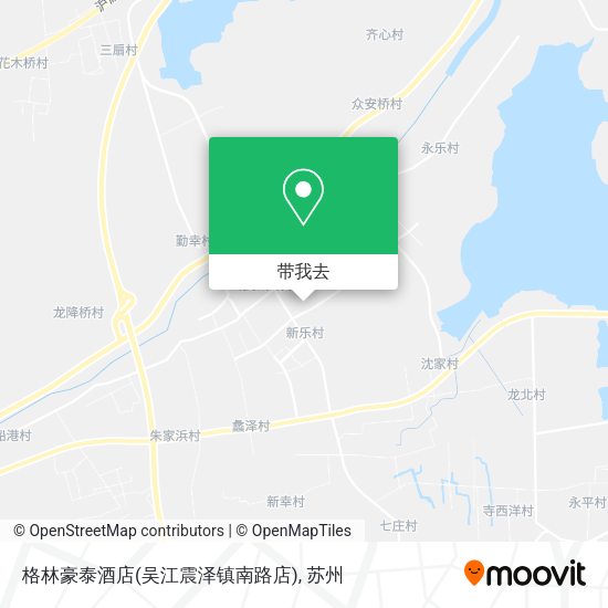 格林豪泰酒店(吴江震泽镇南路店)地图