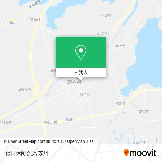 假日休闲会所地图