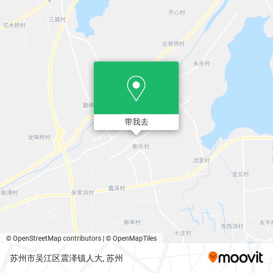苏州市吴江区震泽镇人大地图