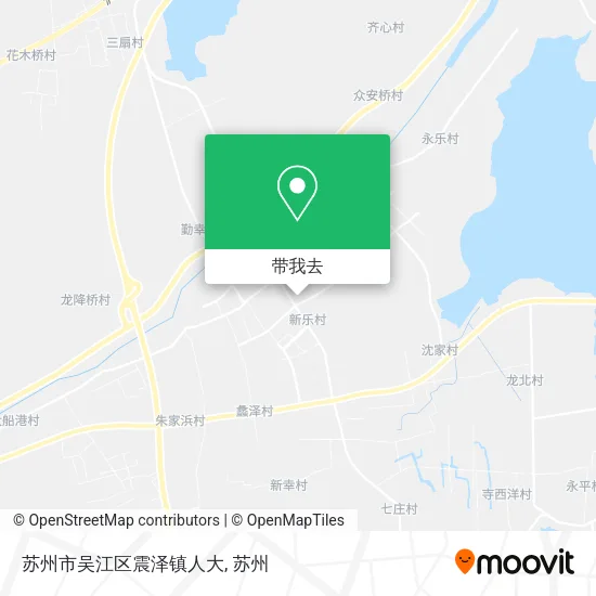 苏州市吴江区震泽镇人大地图