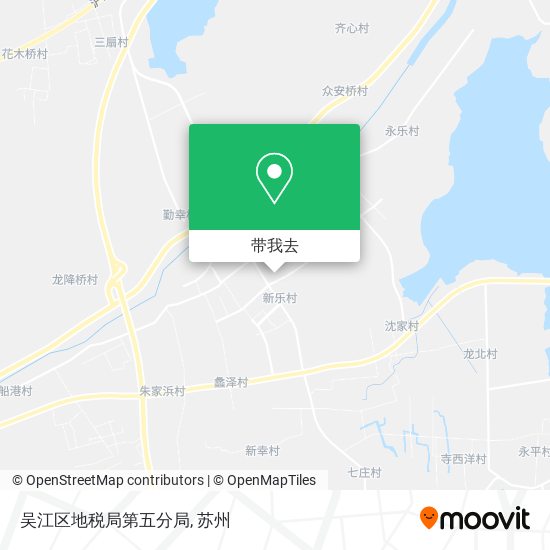 吴江区地税局第五分局地图