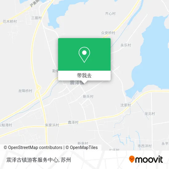 震泽古镇游客服务中心地图