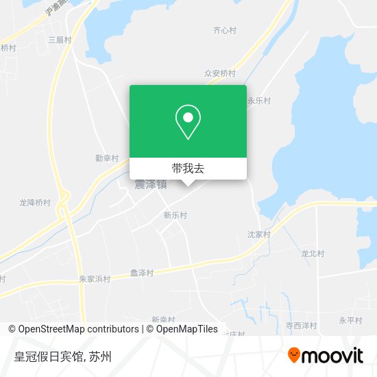 皇冠假日宾馆地图