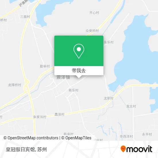 皇冠假日宾馆地图