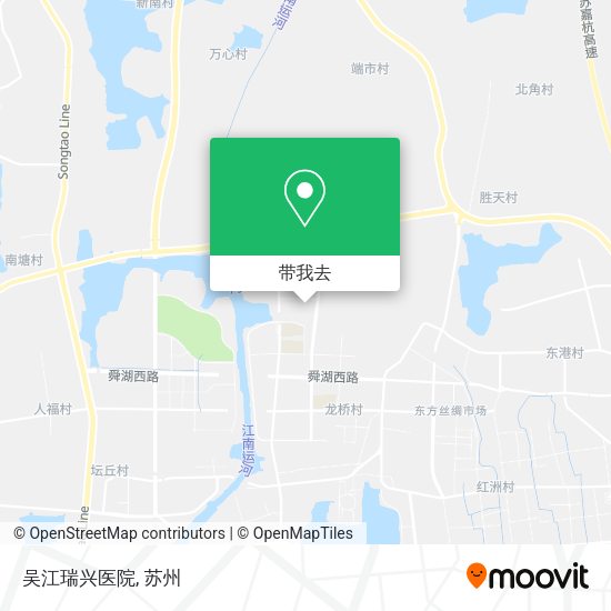 吴江瑞兴医院地图