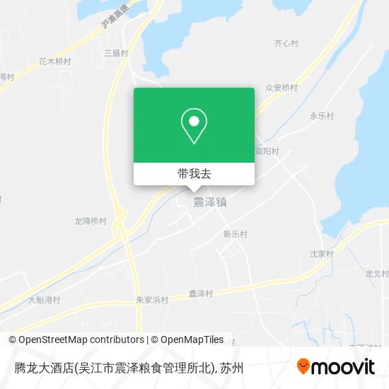 腾龙大酒店(吴江市震泽粮食管理所北)地图