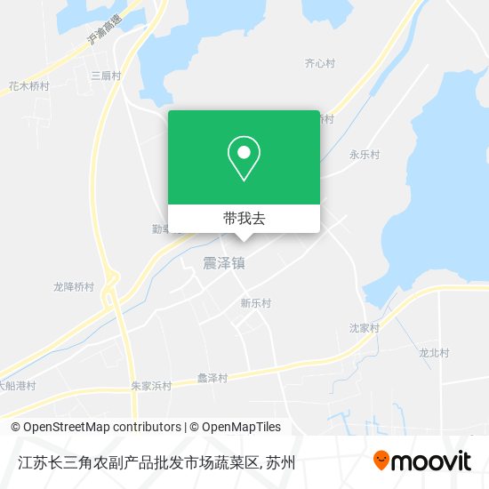 江苏长三角农副产品批发市场蔬菜区地图