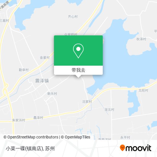 小菜一碟(镇南店)地图