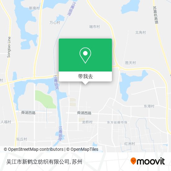 吴江市新鹤立纺织有限公司地图
