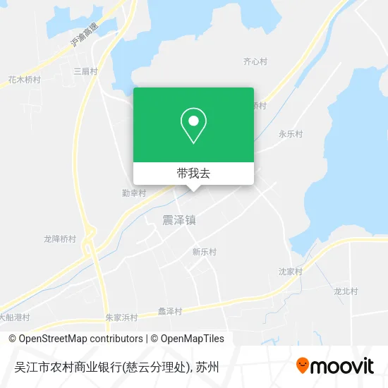 吴江市农村商业银行(慈云分理处)地图