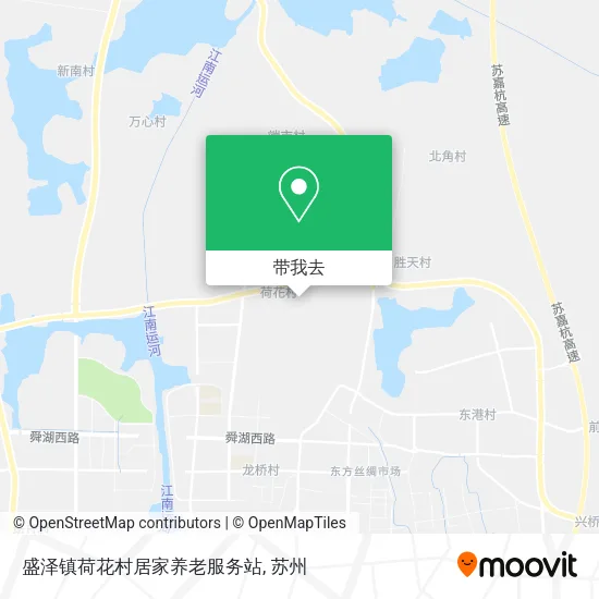 盛泽镇荷花村居家养老服务站地图